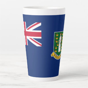 Flagge der Britischen Jungferninseln Milchtasse