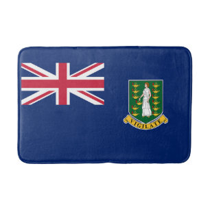 Flagge der Britischen Jungfrau Badematte