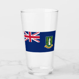 Flagge der Britischen Jungfrau (BVI) Glas