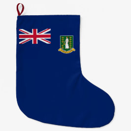 Flagge der Britischen Jungfrau (BVI) Großer Weihnachtsstrumpf