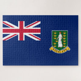 Flagge der Britischen Jungfrau (BVI) Puzzle
