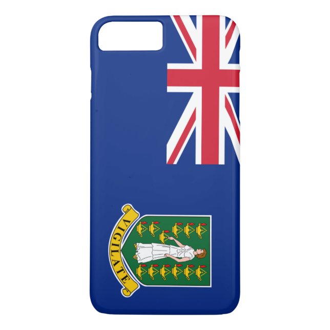 Flagge der Britischen Jungfrau Case-Mate iPhone Hülle (Rückseite)