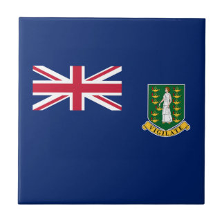 Flagge der Britischen Jungfrau Fliese