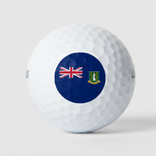 Flagge der Britischen Jungfrau Golfball