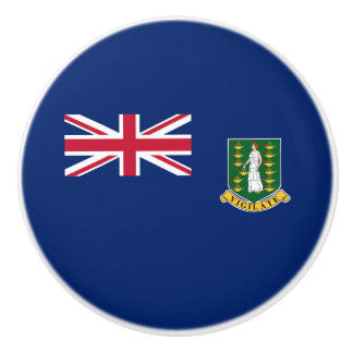 Flagge der Britischen Jungfrau Keramikknauf