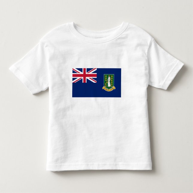 Flagge der Britischen Jungfrau Kleinkind T-shirt (Vorderseite)