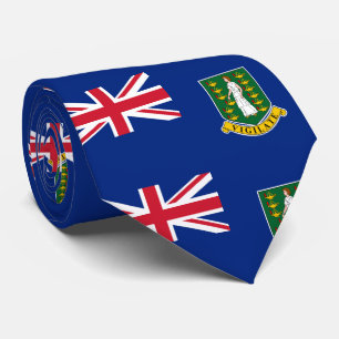 Flagge der Britischen Jungfrau Krawatte