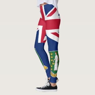 Flagge der Britischen Jungfrau Leggings