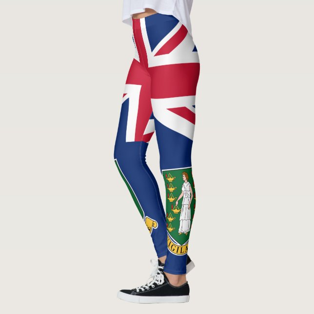 Flagge der Britischen Jungfrau Leggings (Links)