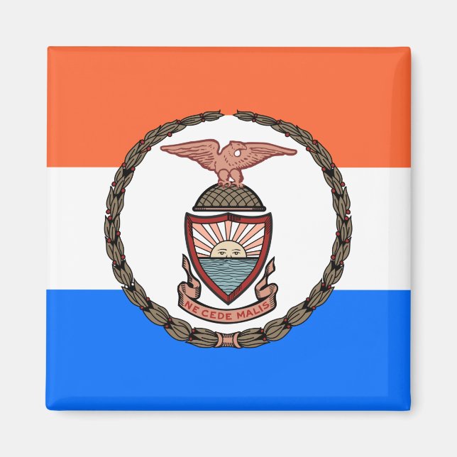 Flagge der Bronx (Borough in New York City) Magnet (Vorne)