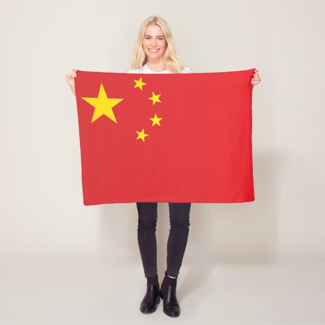 Flagge der China Fleecedecke (Beispiel)