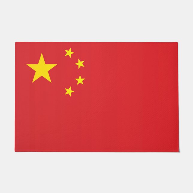 Flagge der China Fußmatte (Vorderseite)