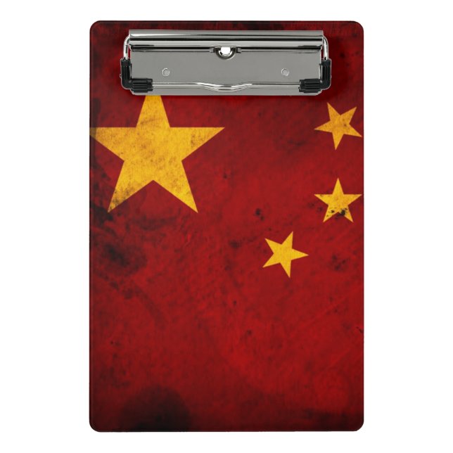 Flagge der China Mini Klemmbrett (Vorderseite)