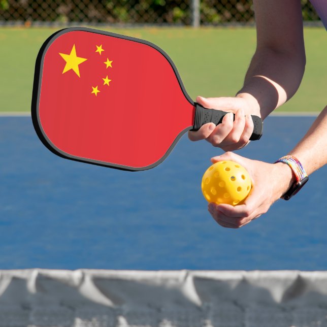 Flagge der China Pickleball Schläger (InSitu)
