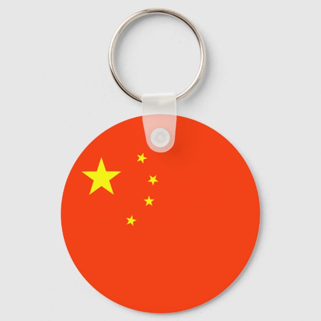 Flagge der China Schlüsselanhänger (Vorderseite)