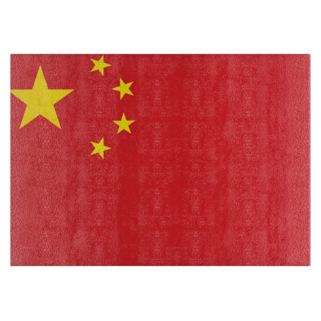 Flagge der China Schneidebrett (Vorderseite)