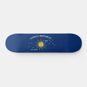 Flagge der Conch-Republik Skateboard