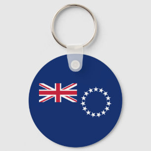 Flagge der Cook Islands Schlüsselanhänger