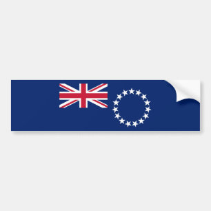 Flagge der Cookinseln Autoaufkleber