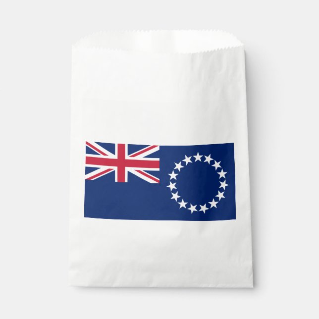 Flagge der Cookinseln Geschenktütchen (Vorderseite)