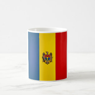 Flagge der coolen Republik Moldau Kaffeetasse