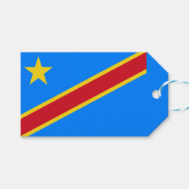 Flagge der Demokratischen Republik Kongo Geschenkanhänger