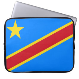 Flagge der Demokratischen Republik Kongo Laptopschutzhülle