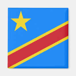 Flagge der Demokratischen Republik Kongo Magnet