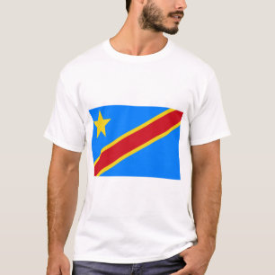 Flagge der Demokratischen Republik Kongo T-Shirt