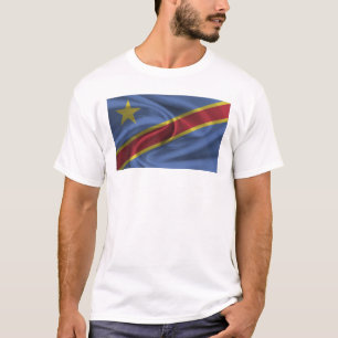 Flagge der Demokratischen Republik Kongo T-Shirt