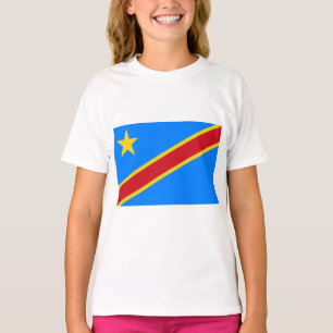 Flagge der Demokratischen Republik Kongo T-Shirt