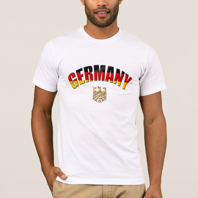 Flagge der deutschen Shirts und der Geschenke (Vorderseite)
