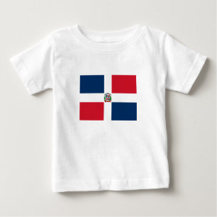 Flagge der Dominikanischen Republik Baby T-shirt