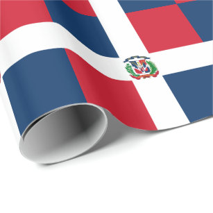 Flagge der Dominikanischen Republik Geschenkpapier