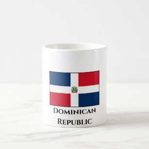 Flagge der Dominikanischen Republik Kaffeetasse