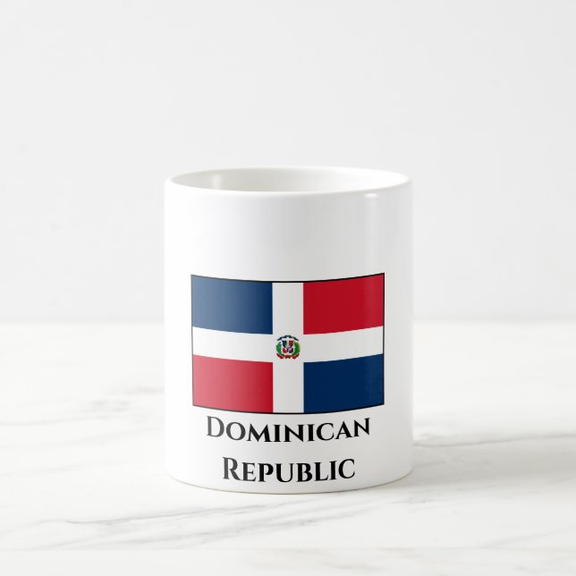 Flagge der Dominikanischen Republik Kaffeetasse (Mittel)