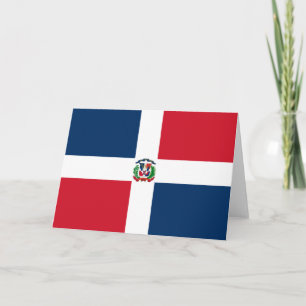 Flagge der Dominikanischen Republik Karte