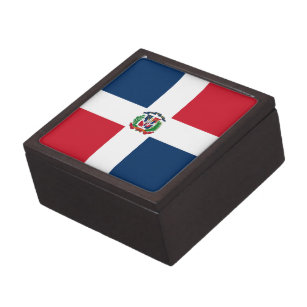 Flagge der Dominikanischen Republik Kiste