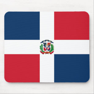 Flagge der Dominikanischen Republik Mousepad