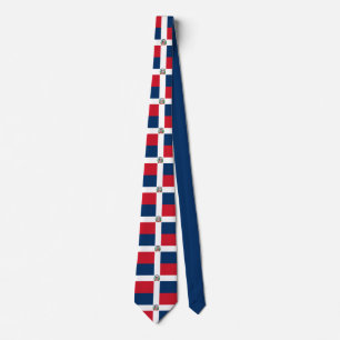 Flagge der Dominikanischen Republik Neck Tie Krawatte