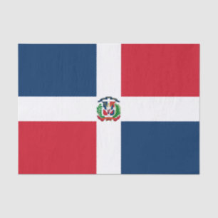 Flagge der Dominikanischen Republik Seidenpapier