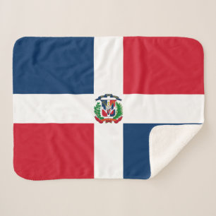 Flagge der Dominikanischen Republik Sherpadecke