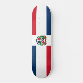 Flagge der Dominikanischen Republik Skateboard