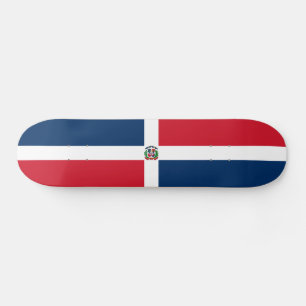 Flagge der Dominikanischen Republik Skateboard
