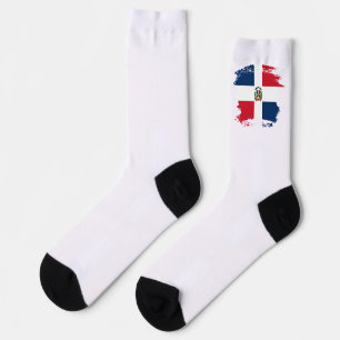 Flagge der Dominikanischen Republik Socken