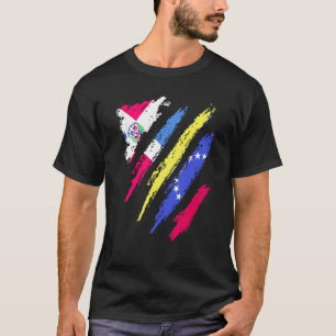 Flagge der Dominikanischen Republik Venezuela ange T-Shirt