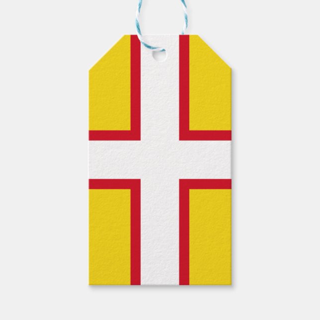 Flagge der Dorset-Geschenktasche Geschenkanhänger (Vorderseite)