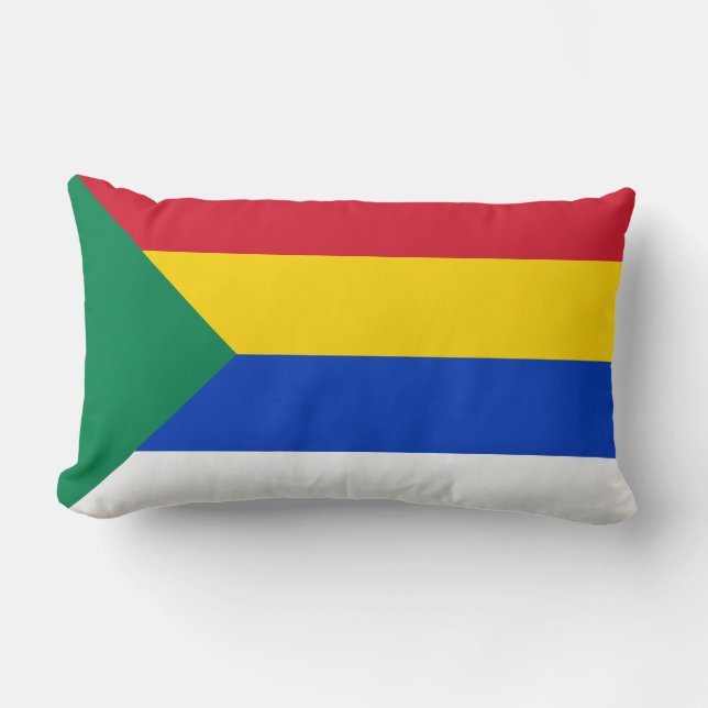 Flagge der Drusenreligion Lendenkissen (Vorderseite)