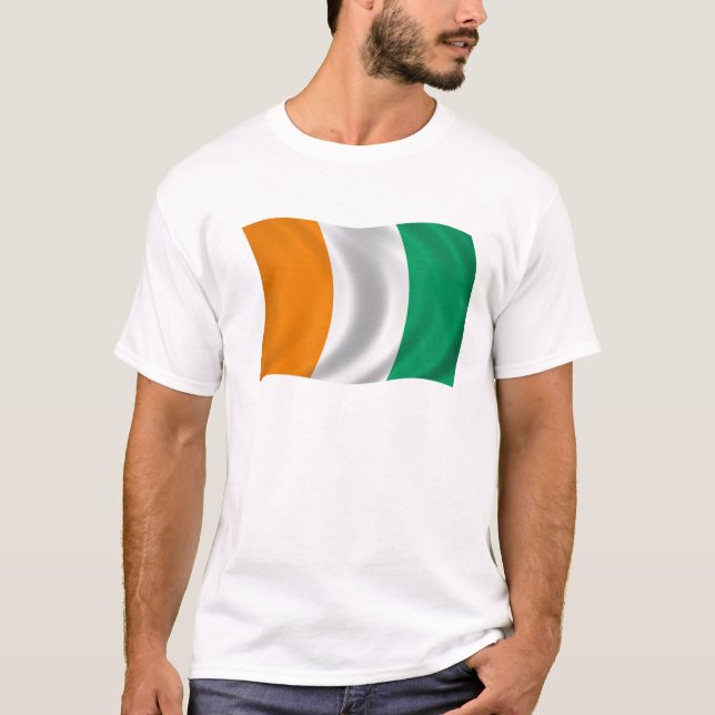 Flagge der Elfenbeinküste - die Elfenbeinküste T-Shirt (Vorderseite)
