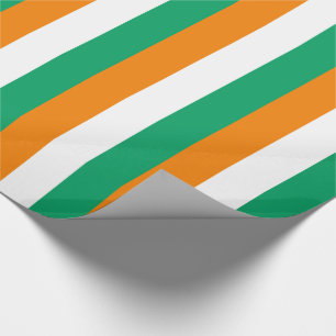 Flagge der Elfenbeinküste Geschenkpapier